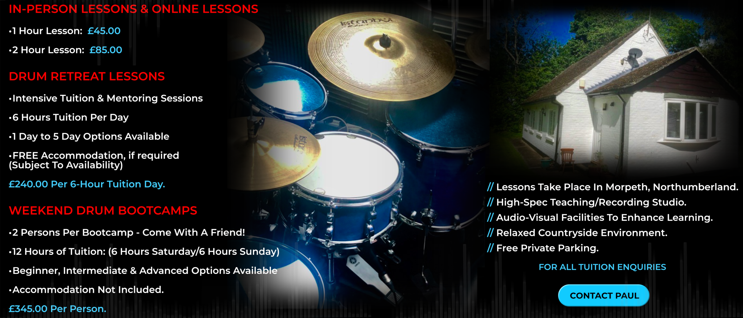 Drum Tuition Services